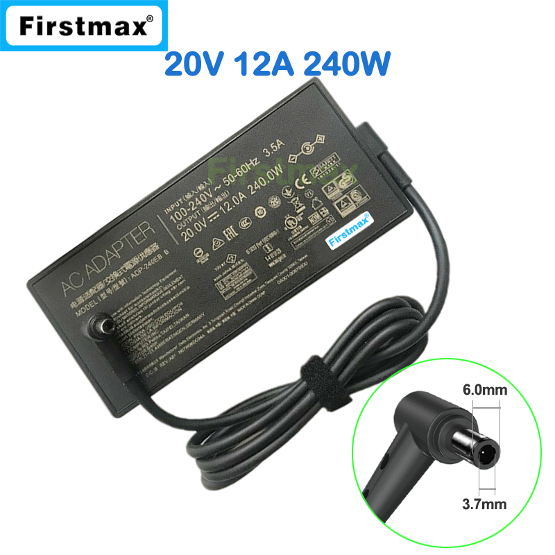 Pc Gaming Asus - 20V 12A 240W AC Adapter für