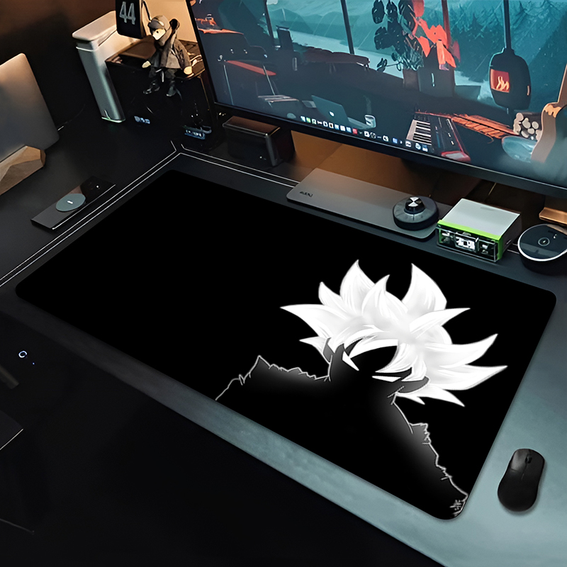 Pc Gaming Keyboard - DBZ Schwarzes Anime-Mauspad Dragon Ball Große