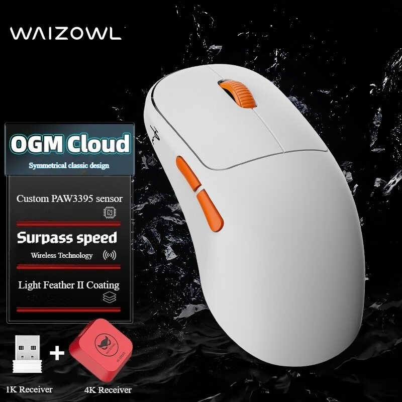 Pc Gaming Cloud Free - Waizowl OGM Cloud Wireless Gaming Maus