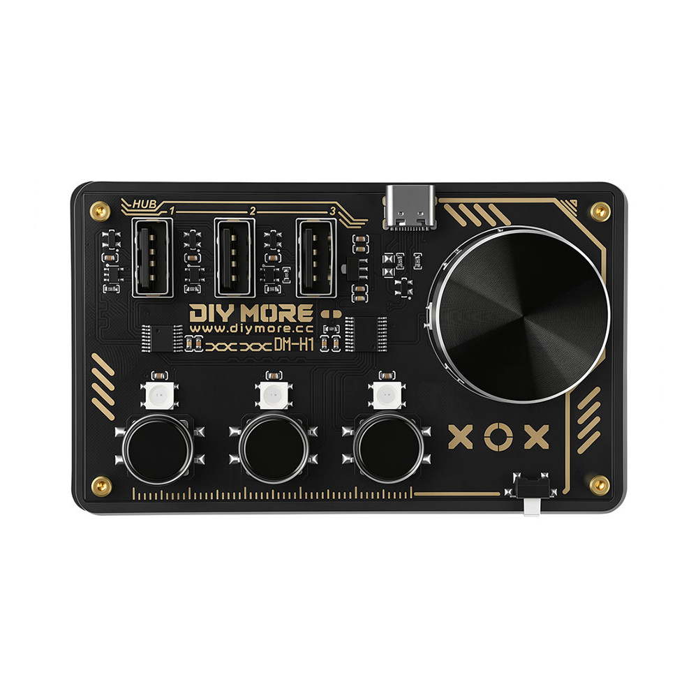 Usb Hub Gaming - USB-HUB HID-Controller mit 3 Tasten, Webkonfiguration,