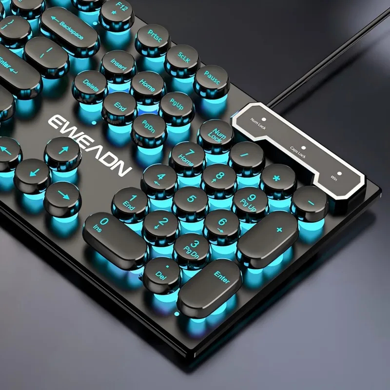 Retro Punk Mechanisches Tastat – Pc Gaming Keyboard Bewertung und Preis