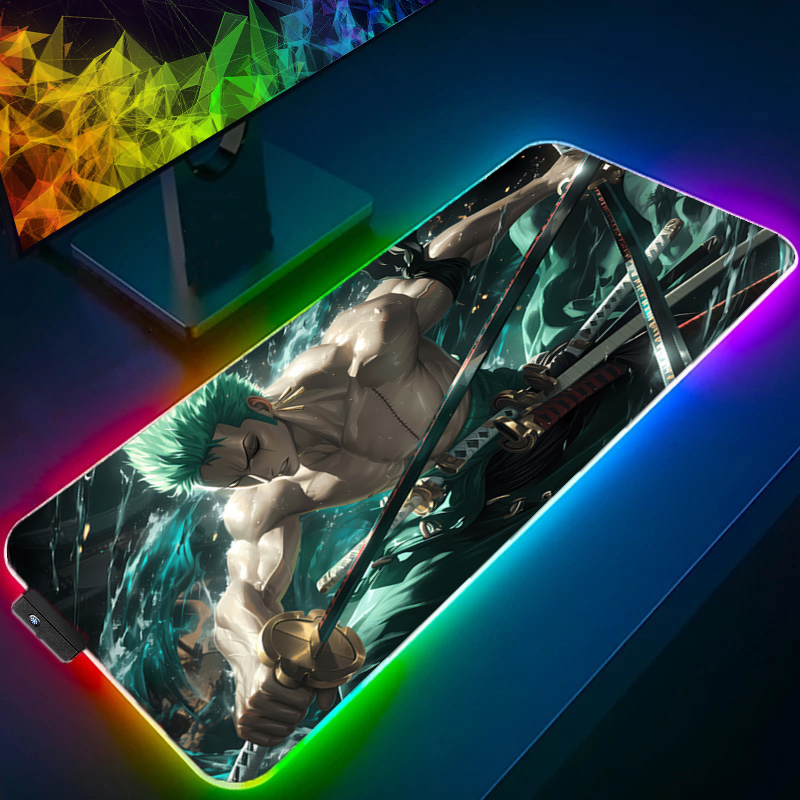 ONE PIECE Zoro Mauspad RGB Gam – Pc Gaming Keyboard Bewertung und Preis