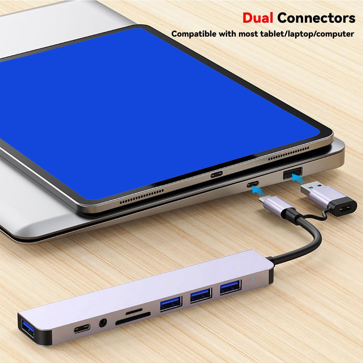 8-in-2 USB-C-Hub-Expander, Mul – Usb Hub Gaming Bewertung und Preis