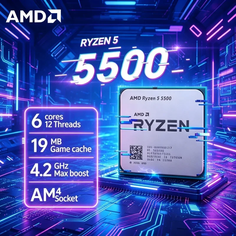 3A Gaming-kompatibler AMD Ryze – Amd Cpu Ryzen 5 Bewertung und Preis